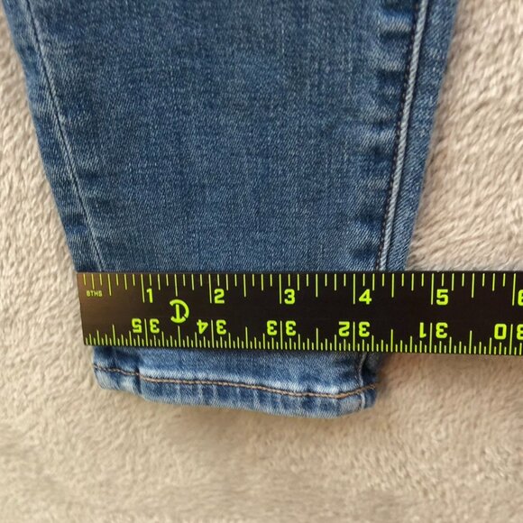 American Eagle Womens Jeans Size 4 Skinny Leg Anke Casual Blue Denim Stretch - Picture 8 of 16